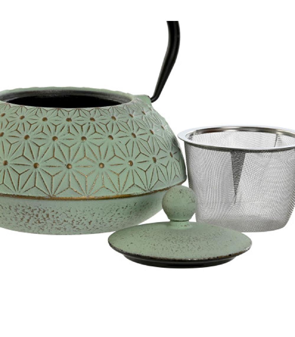 Wadiga Théière En Fonte Verte 900ml