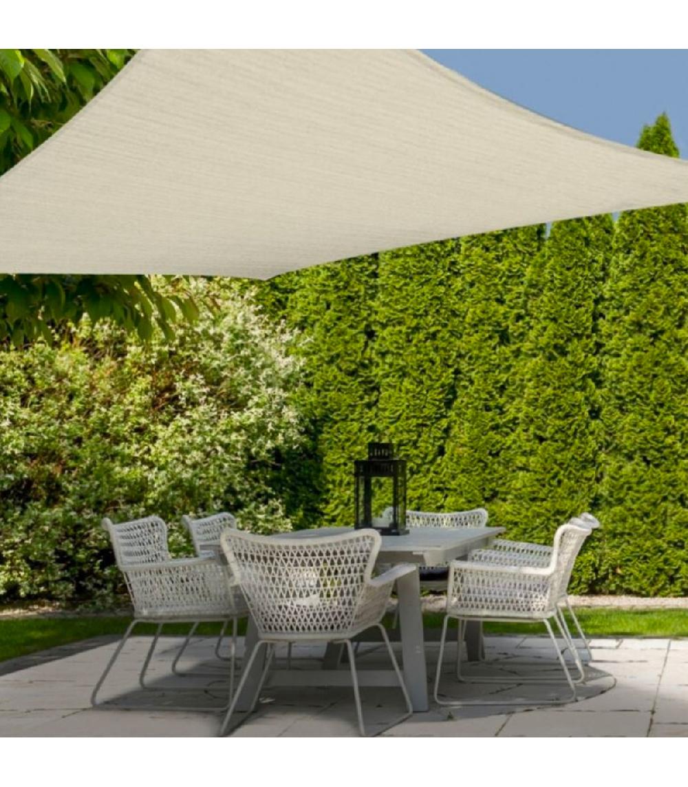 Wadiga Toile Ombrage Carrée écru 300x300cm