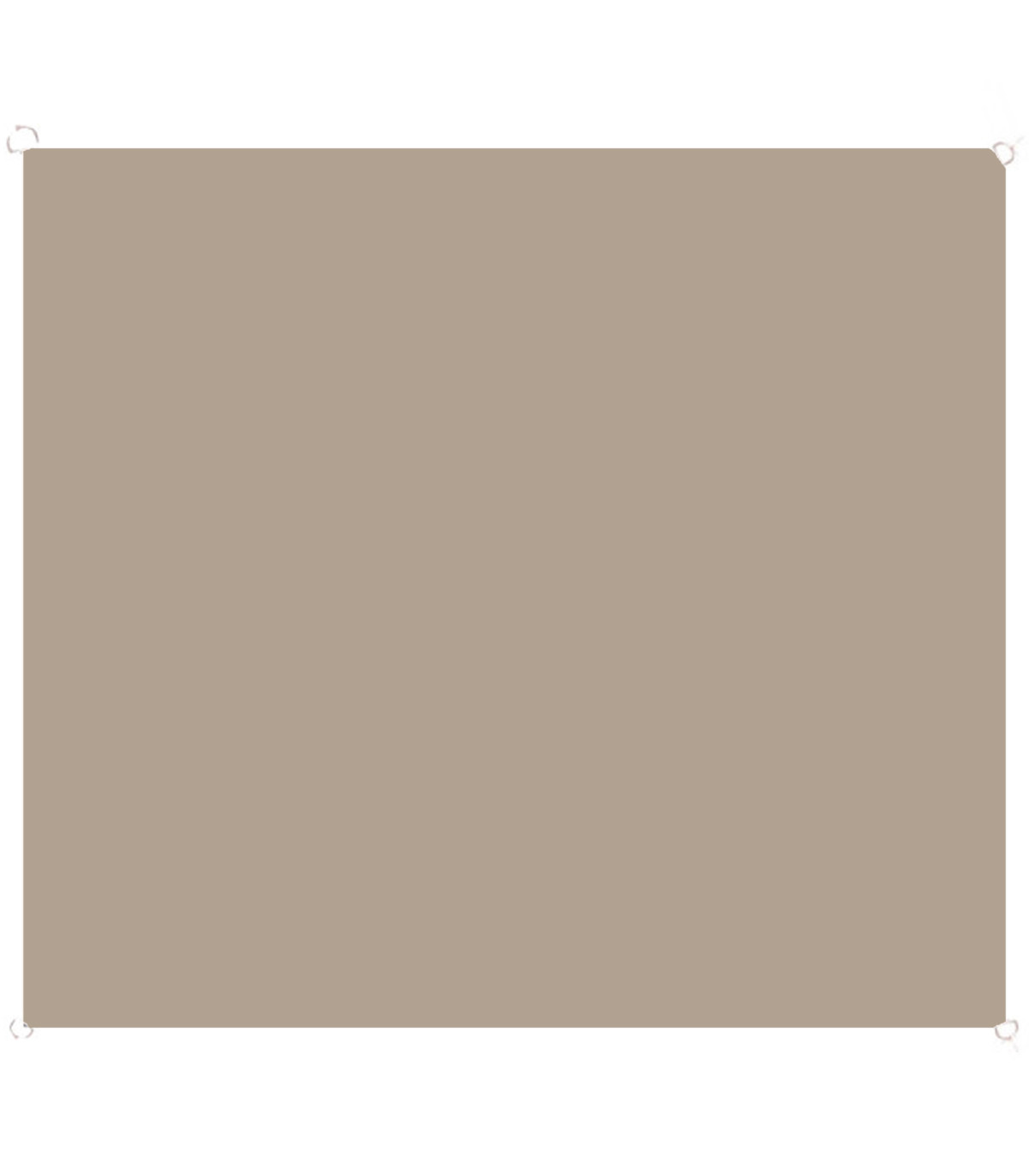 wadiga Toile ombrage carrée gris sable 300x300cm