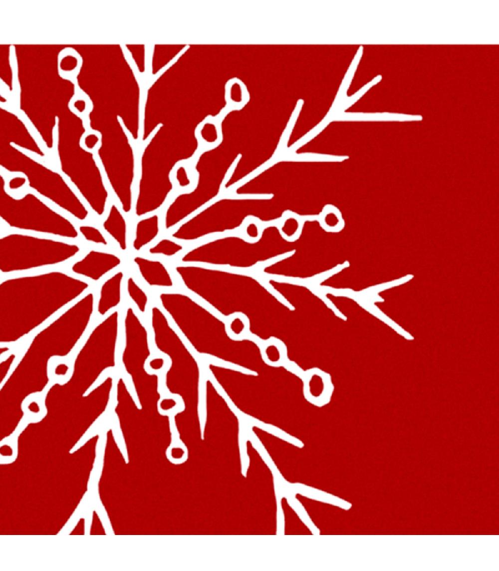 Wadiga Torchon 100% Coton Piste Rouge - 50x70cm