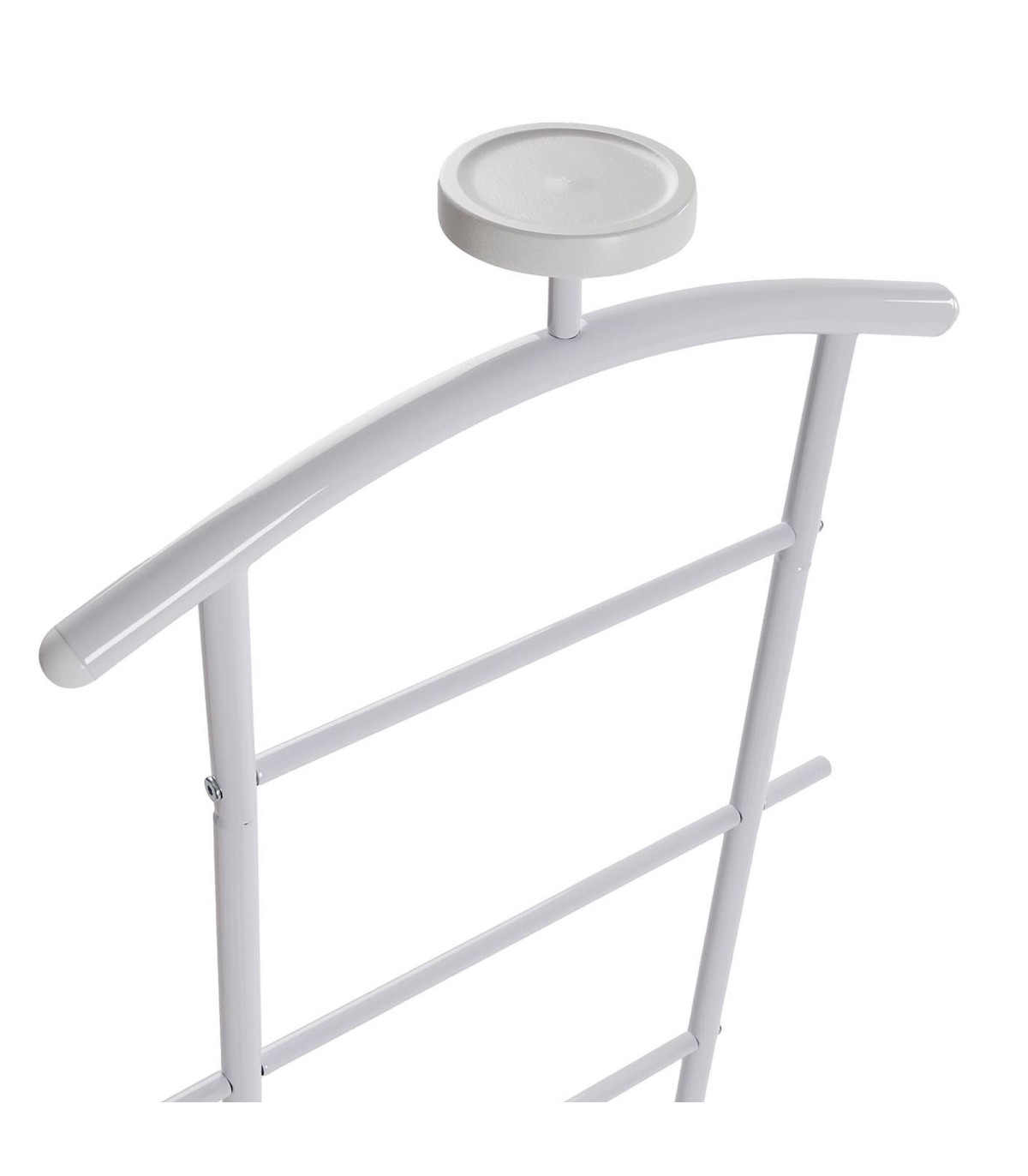 Wadiga Valet De Chambre En Métal Blanc 47x41x112cm