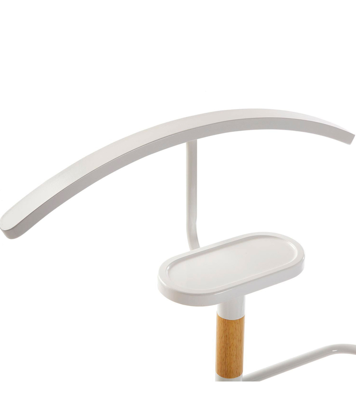 Wadiga Valet De Nuit Bois Et Blanc 46.5x29x112cm