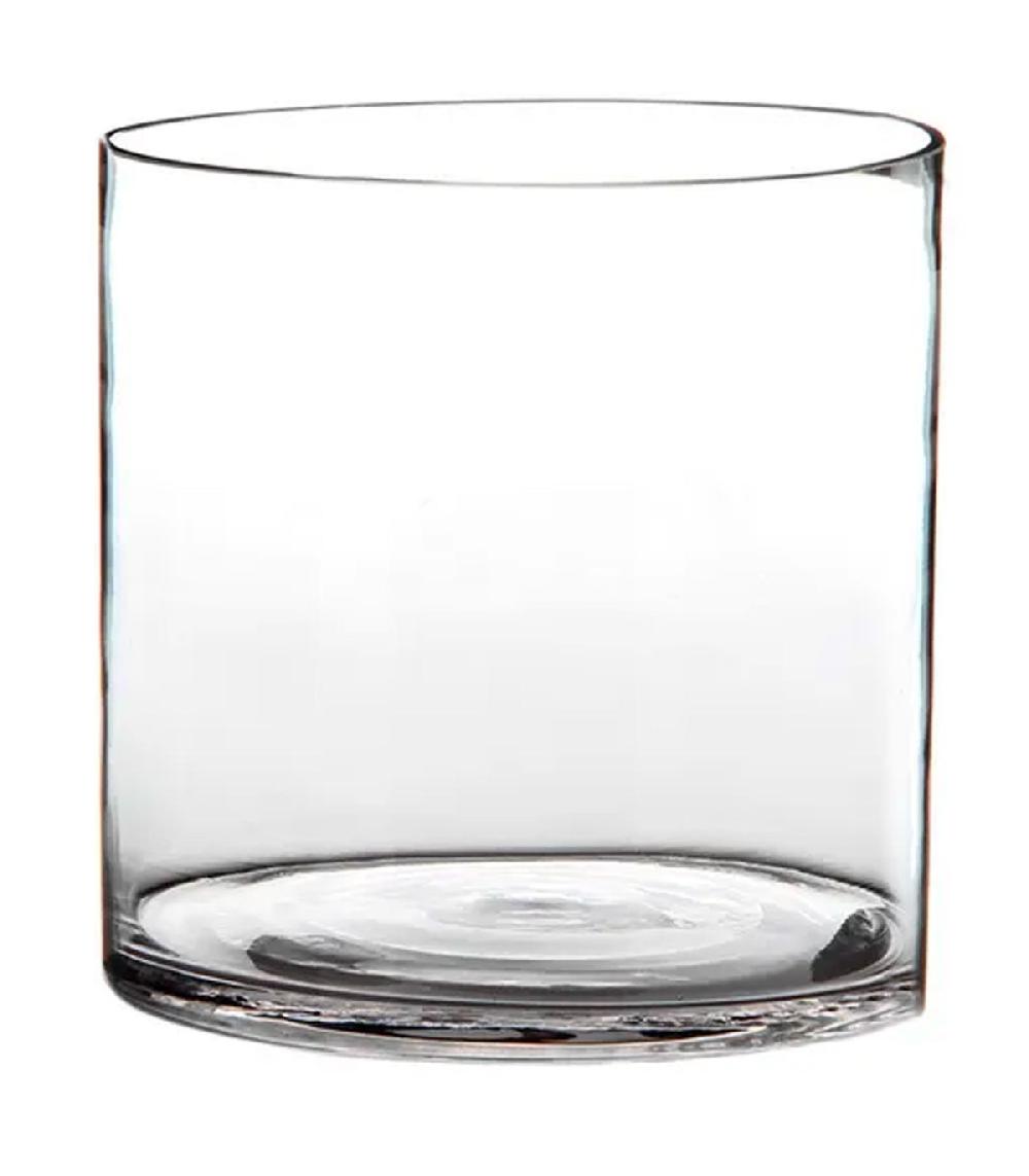 wadiga Vase cylindrique en verre 20x20x20cm
