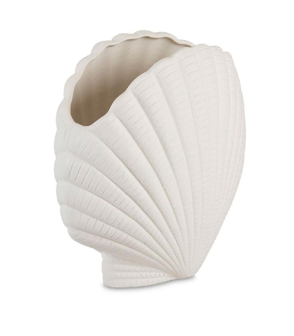 Wadiga Vase Dolomite Saint-jacques 17x9x16cm