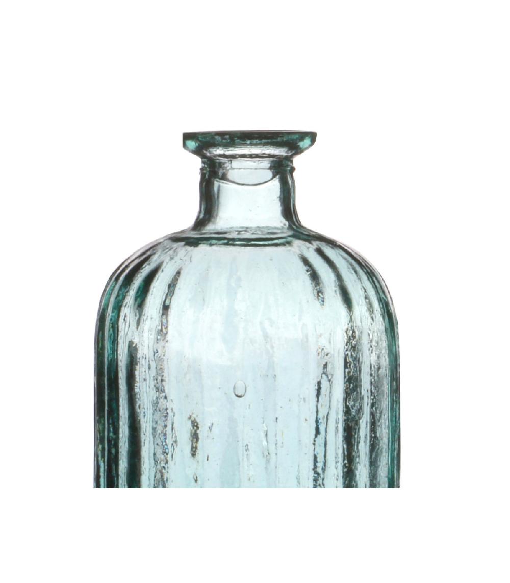 Wadiga Vase Rond En Verre Recyclé - 10x10x20cm
