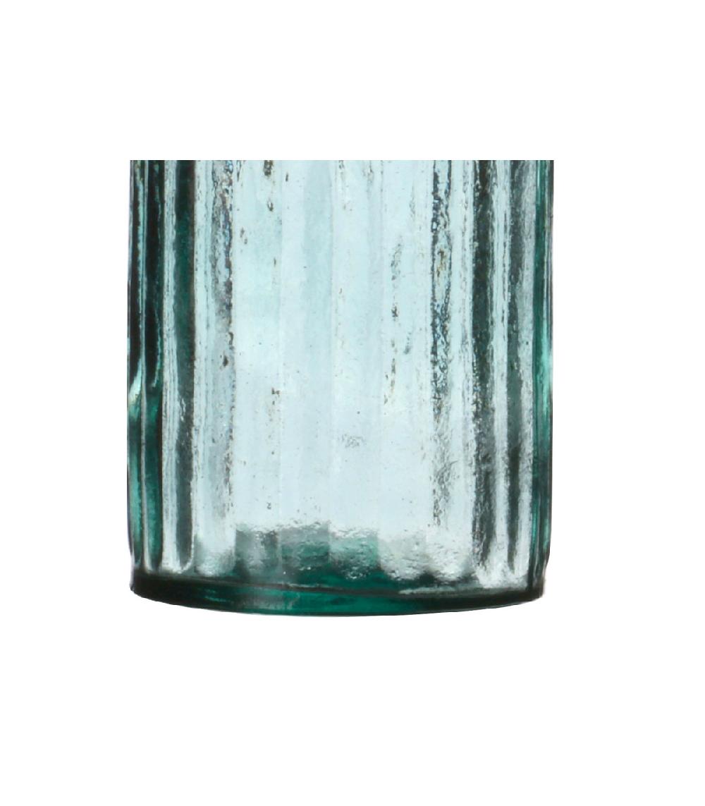 Wadiga Vase Rond En Verre Recyclé - 10x10x20cm