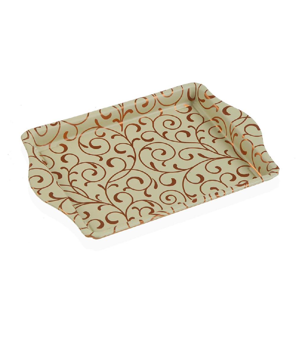 wadiga Vide poche en métal floral 21 5x14 5x2cm