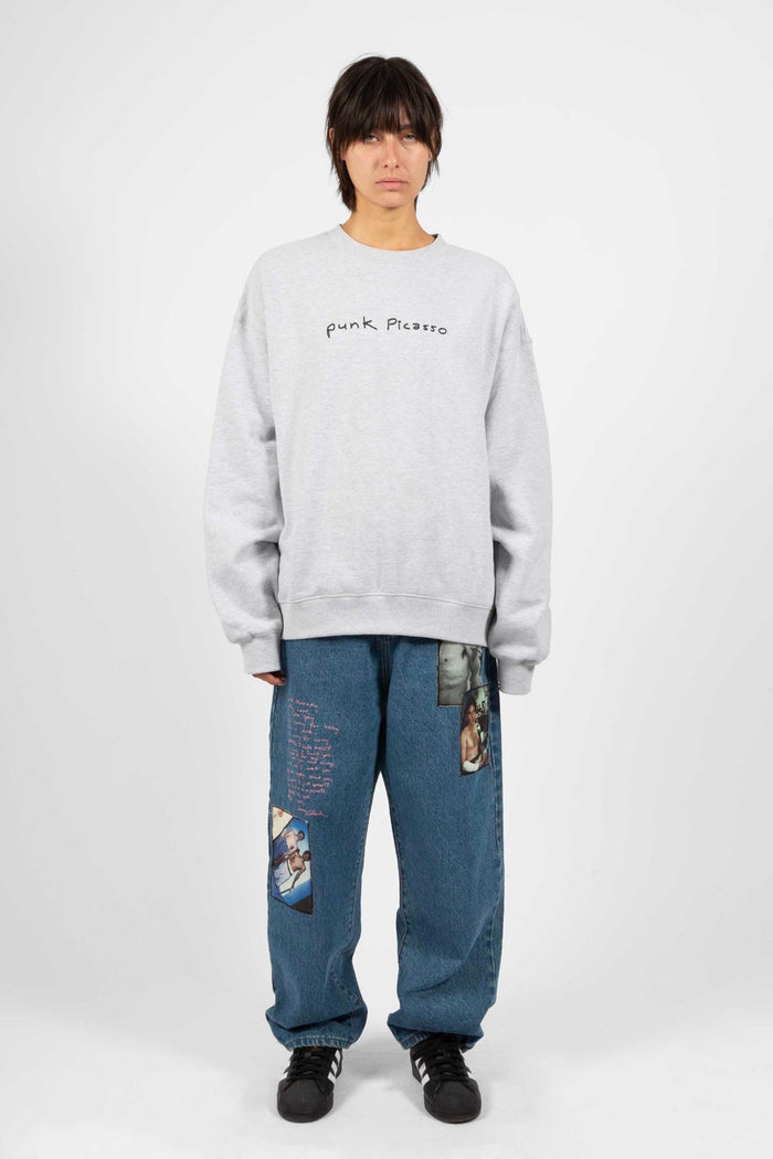 Wasted Crewneck Punk Picasso