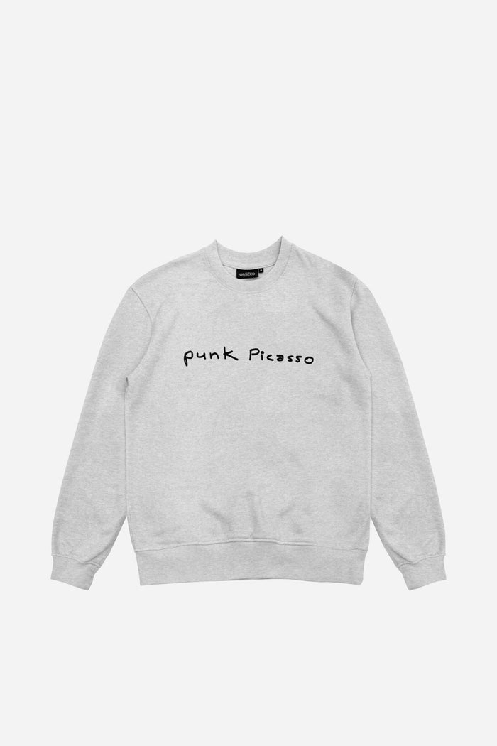 wasted Crewneck Punk Picasso