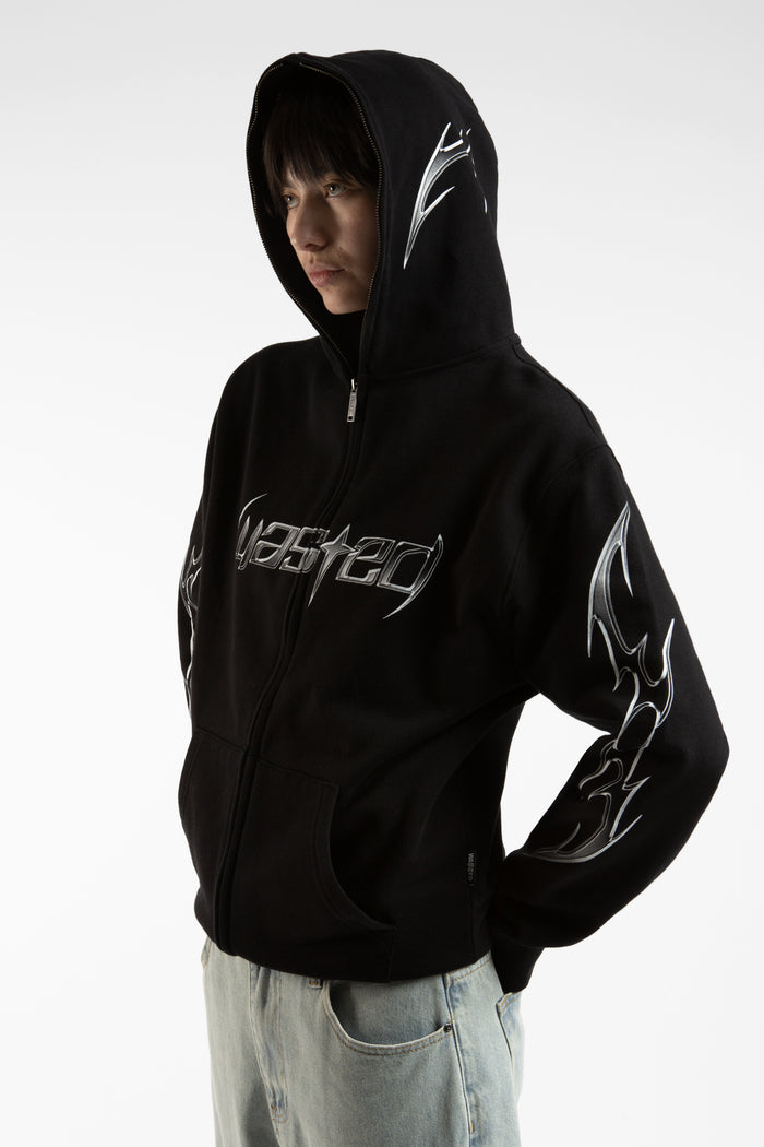 Wasted Hoodie Full Zip Metal Blade