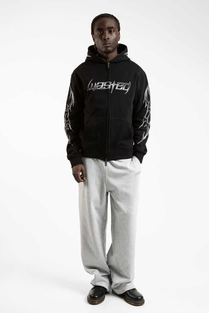 Wasted Hoodie Full Zip Metal Blade
