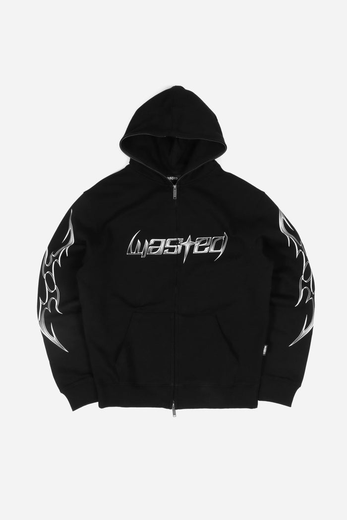 wasted Hoodie Full Zip Metal Blade