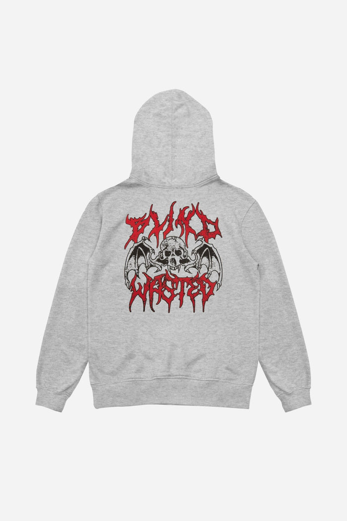 Wasted Hoodie Zip Bones