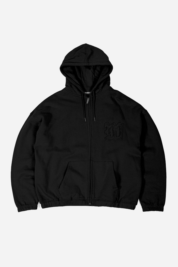 wasted Hoodie Zip Boxy Kingdom Destroy