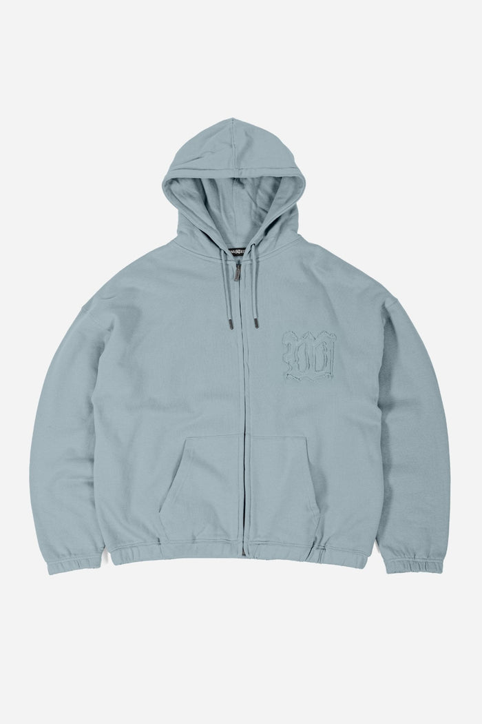 wasted Hoodie Zip Boxy Kingdom Destroy