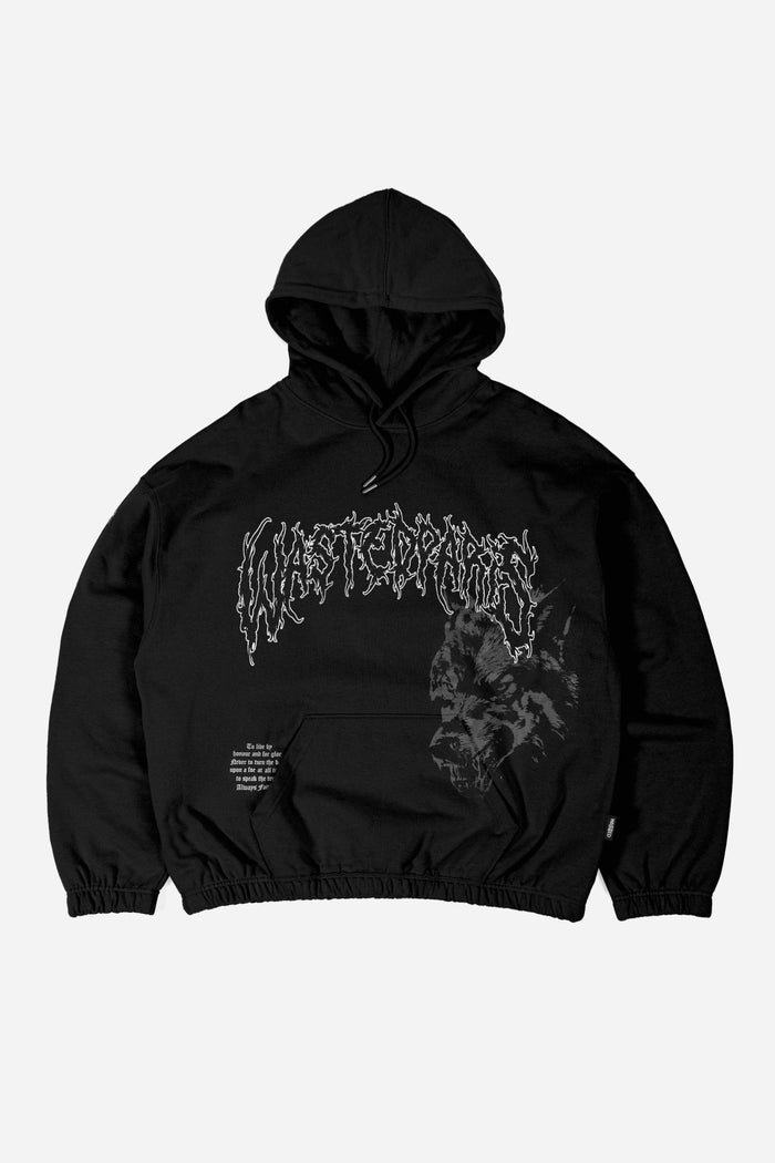 wasted Hoodie Zip Boxy Varg