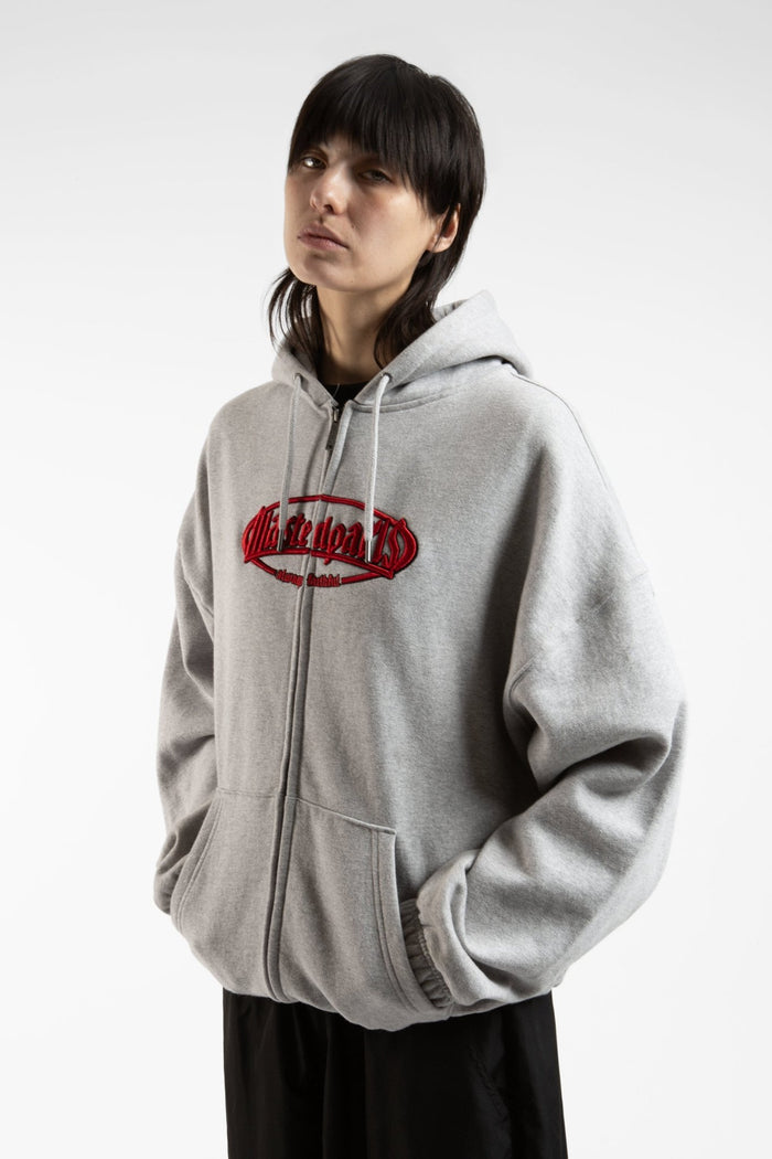 Wasted Hoodie Zip Boxy Yard