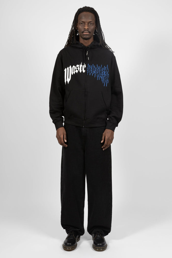 Wasted Hoodie Zip Dark Pitcher