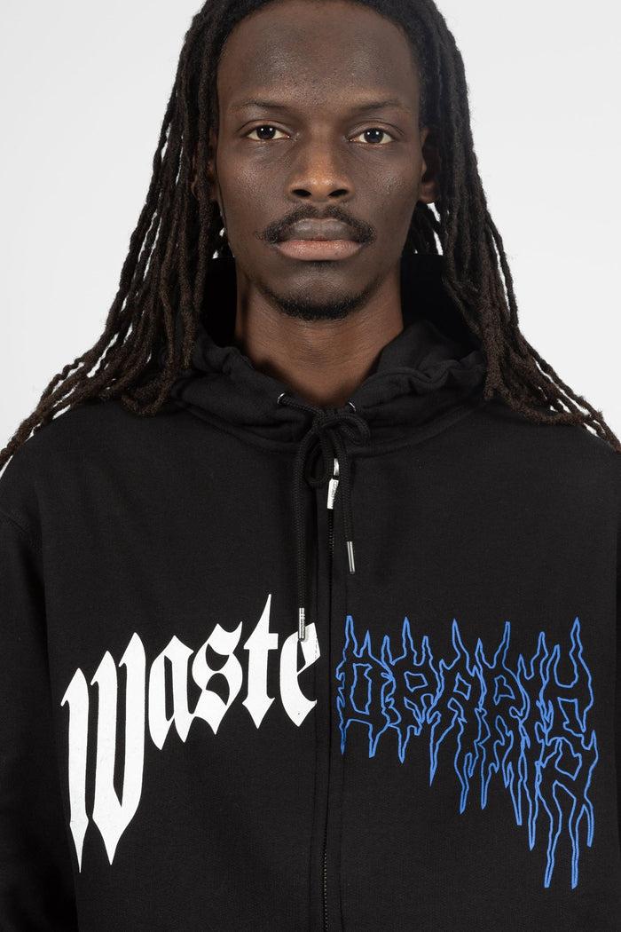 Wasted Hoodie Zip Dark Pitcher
