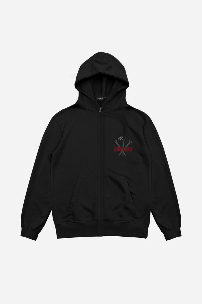 wasted Hoodie Zip Stake