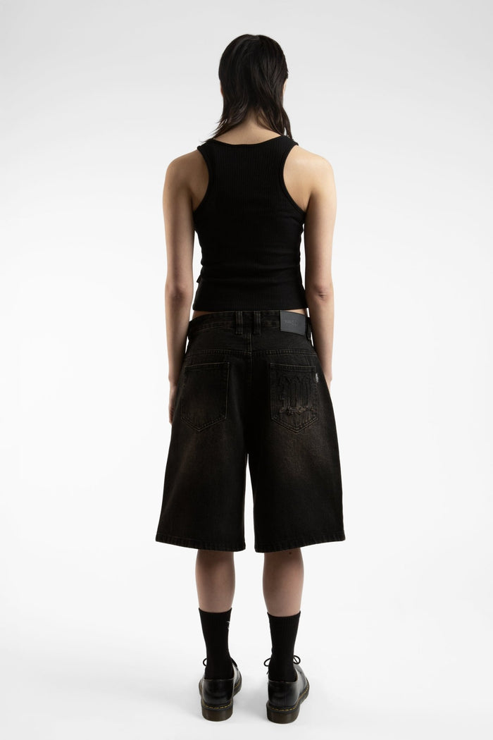 Wasted Short En Denim Casper Sandblast