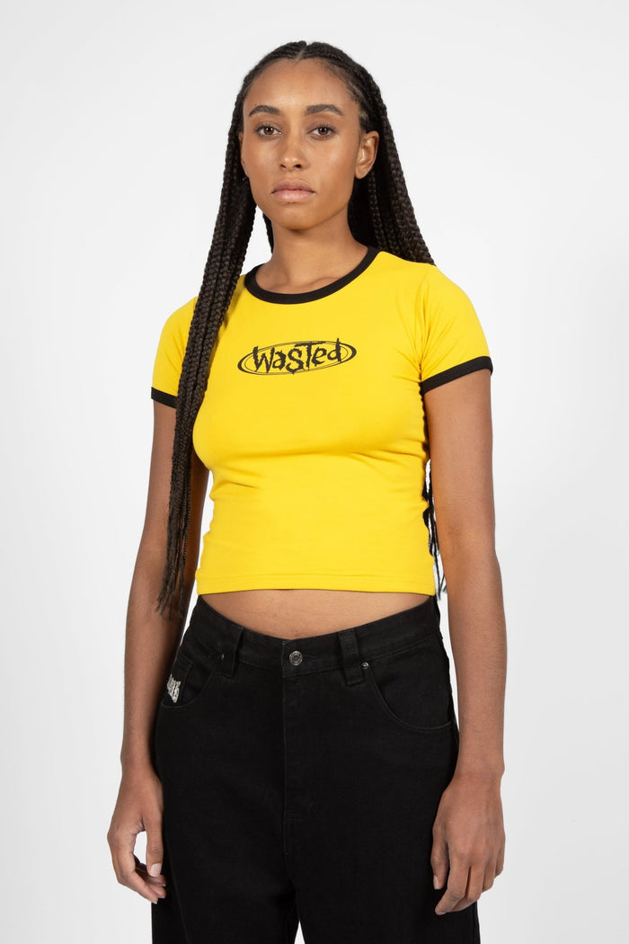 Wasted T-shirt Ringer Negative