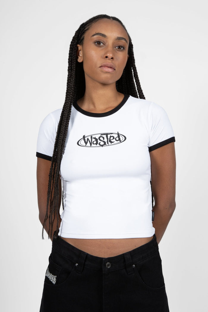 Wasted T-shirt Ringer Negative
