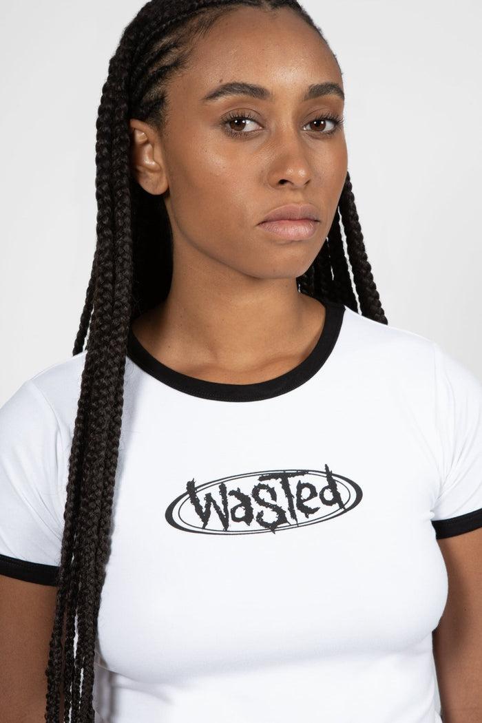 Wasted T-shirt Ringer Negative