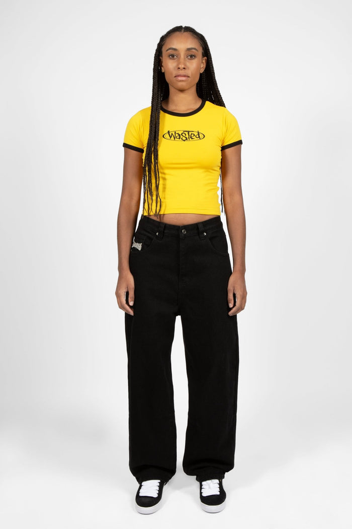 Wasted T-shirt Ringer Negative