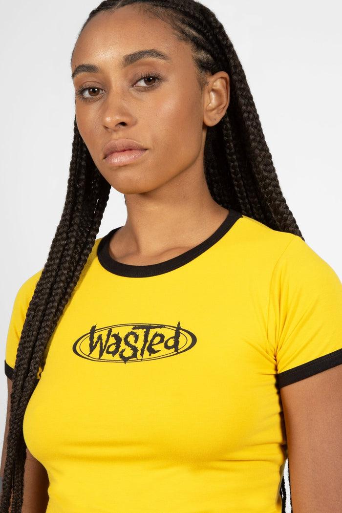 Wasted T-shirt Ringer Negative