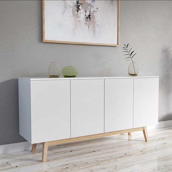 weber industries Bahut HOME 4 portes 2 tiroirs / Blanc