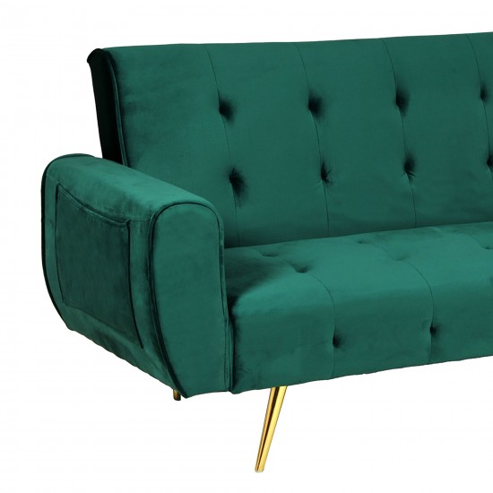 Weber Industries Canapé Convertible 3 Places ODIN / Vert