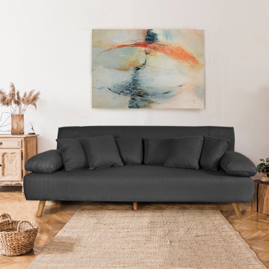 weber industries Canapé convertible TROMSO / Gris chiné