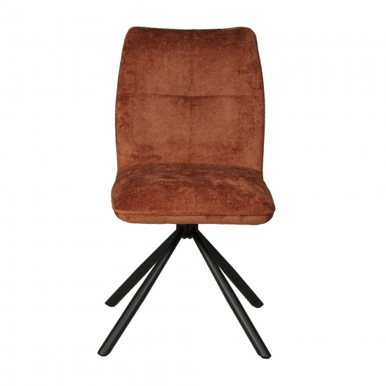 Weber Industries Chaise Pivotante De Salle à Manger CORTINA / Brun Brique