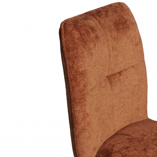 Weber Industries Chaise Pivotante De Salle à Manger CORTINA / Brun Brique