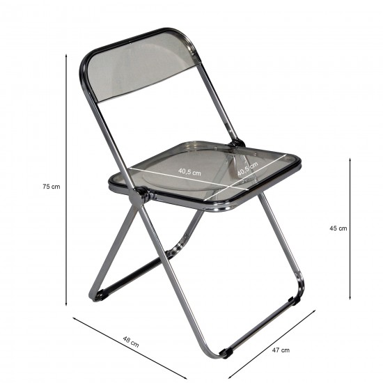 Weber Industries Chaise Pliante De Salle à Manger EVA / Gris Clair
