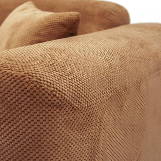 Weber Industries Grand Canapé D'angle Gauche POP Terracotta