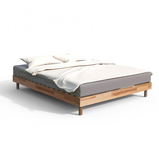 Weber Industries Lit 160x200 Cm PIA / Hêtre Massif Huilé