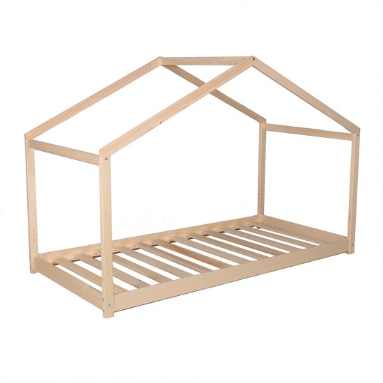 Weber Industries Lit Cabane KOALA 90x190 + 1 Sommier / Naturel
