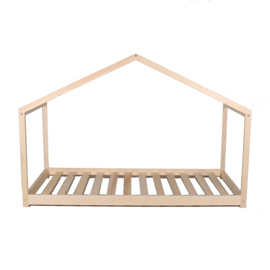 Weber Industries Lit Cabane KOALA 90x190 + 1 Sommier / Naturel