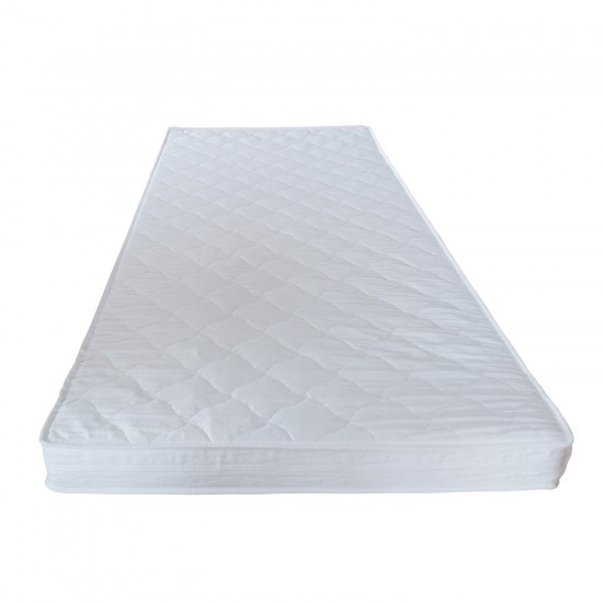 Weber Industries Lit Cabane MIKA 90x190 + Sommier + Matelas IRIS / Naturel