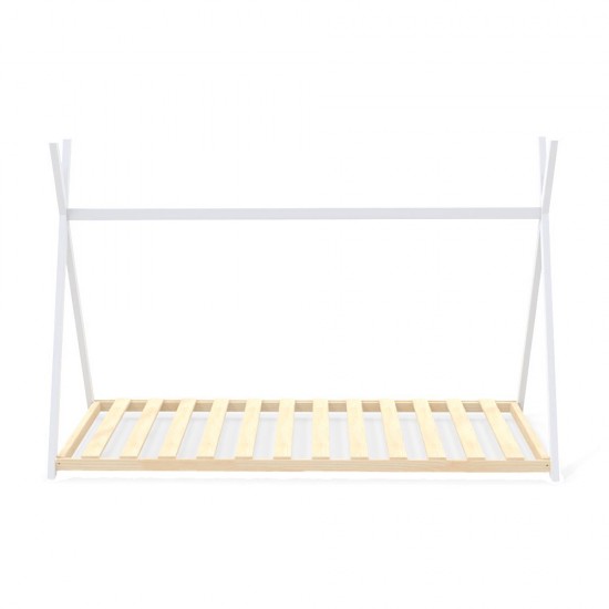 Weber Industries Lit Cabane Tipi SIOUX 90x190 + 1 Sommier / Blanc