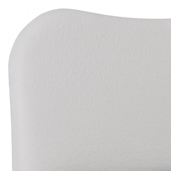 Weber Industries LIT COFFRE 140x190 CM COCOON+ SOMMIER / Tissu Bouclette Blanc