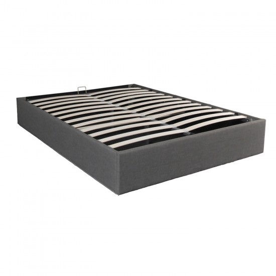 Weber Industries Lit Coffre GENOA 140x190 + 1 Sommier / Gris Foncé