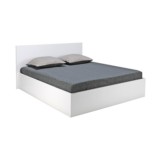 Weber Industries Lit Coffre MADRID 140x200 + 1 Sommier / Blanc