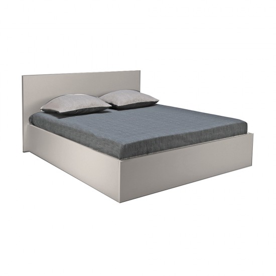 Weber Industries Lit Coffre MADRID 160x200 + 1 Sommier / Gris