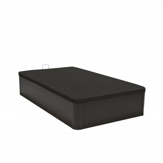 Weber Industries Lit Coffre SPIRO 90x200 + 1 Sommier / Noir