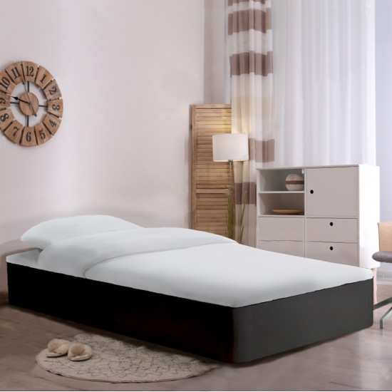 Weber Industries Lit Coffre SPIRO 90x200 + 1 Sommier / Noir