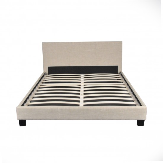 Weber Industries Lit DUBLIN 140x200 + 1 Sommier / Beige