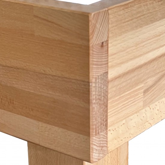 Weber Industries Lit RIVA 180x200 Cm/ Hêtre Massif Huilé